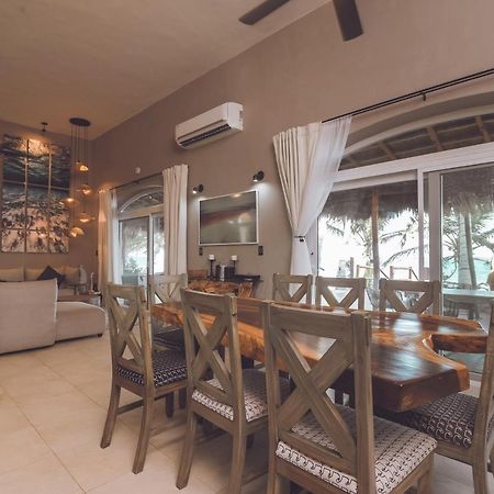 Villa Destiny Tulum Beach Front Luxury Villa Bagian luar foto