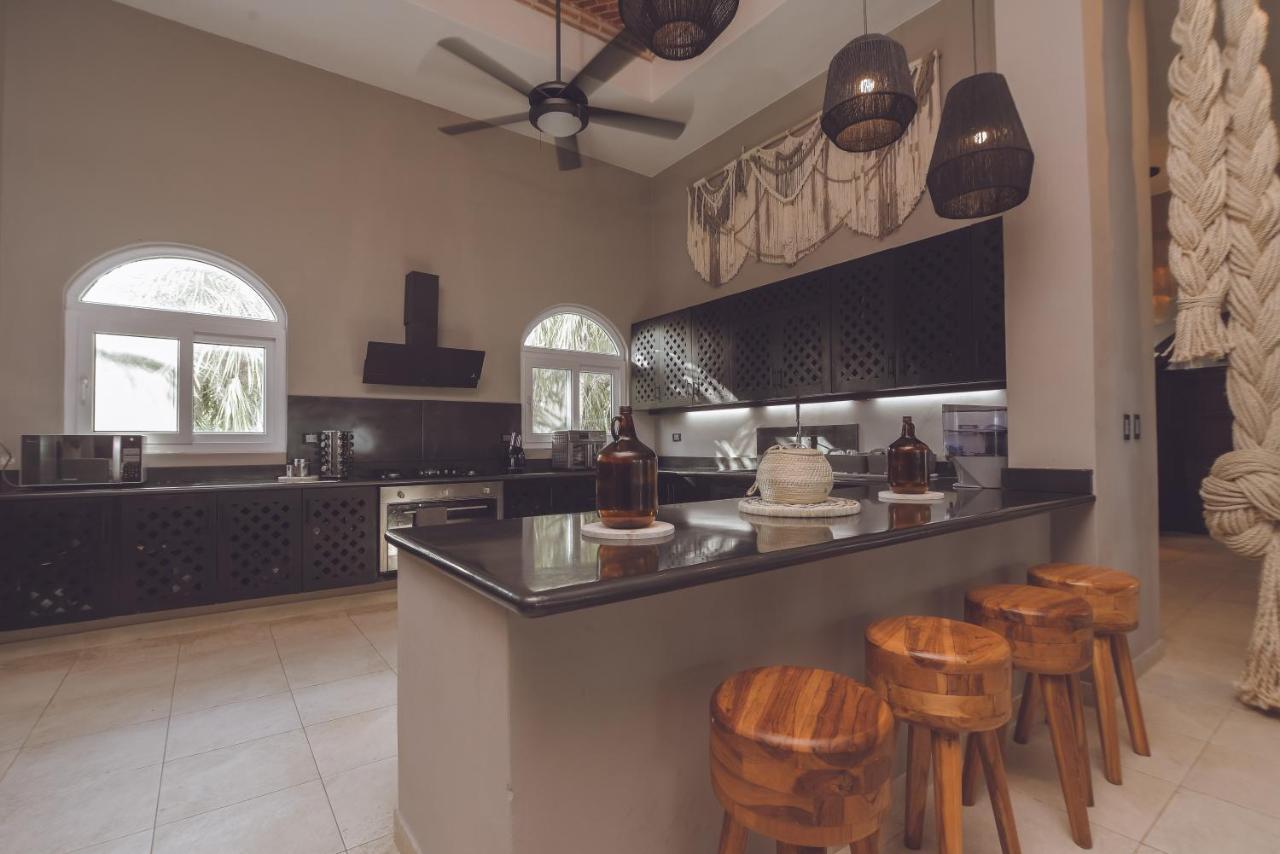 Villa Destiny Tulum Beach Front Luxury Villa Bagian luar foto