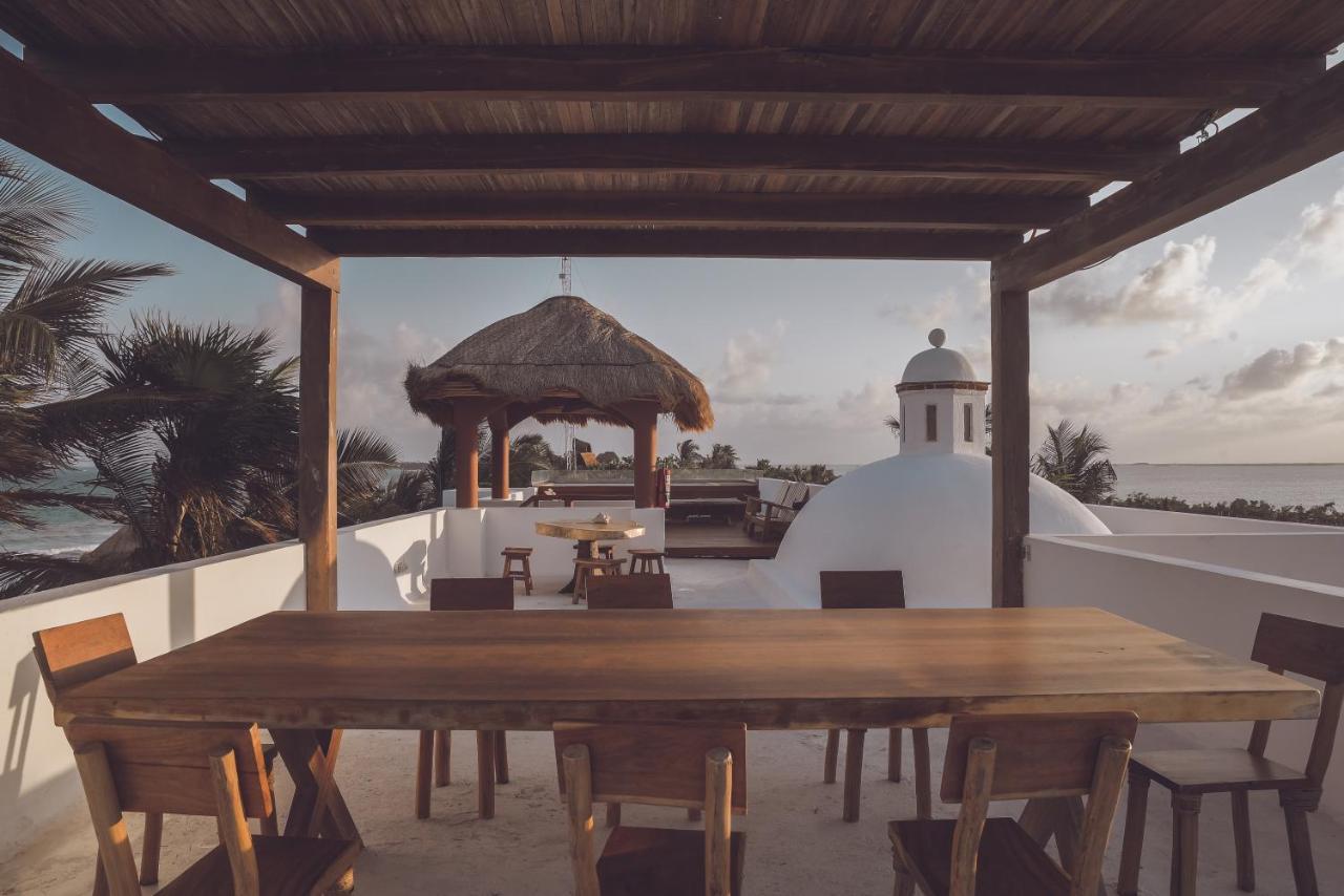 Villa Destiny Tulum Beach Front Luxury Villa Bagian luar foto