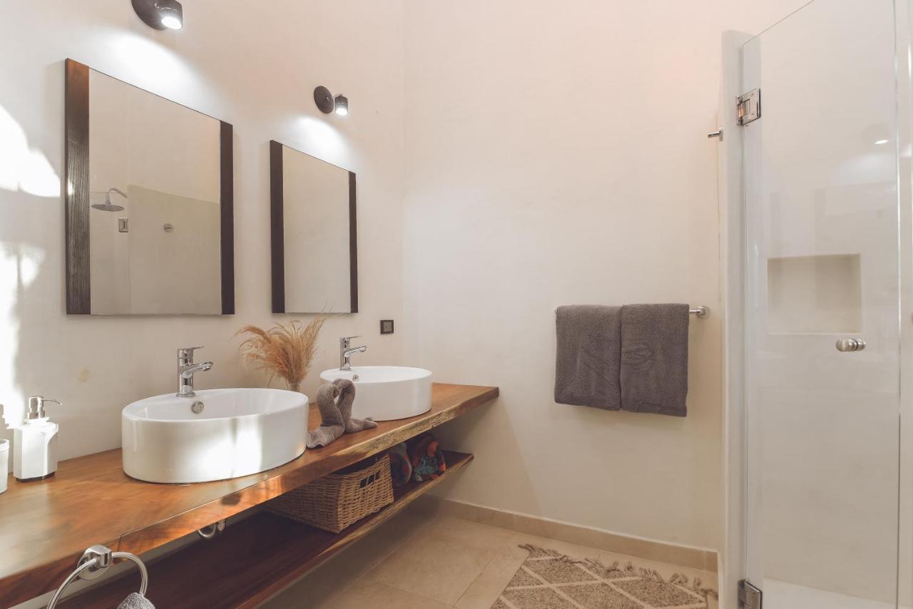 Villa Destiny Tulum Beach Front Luxury Villa Bagian luar foto