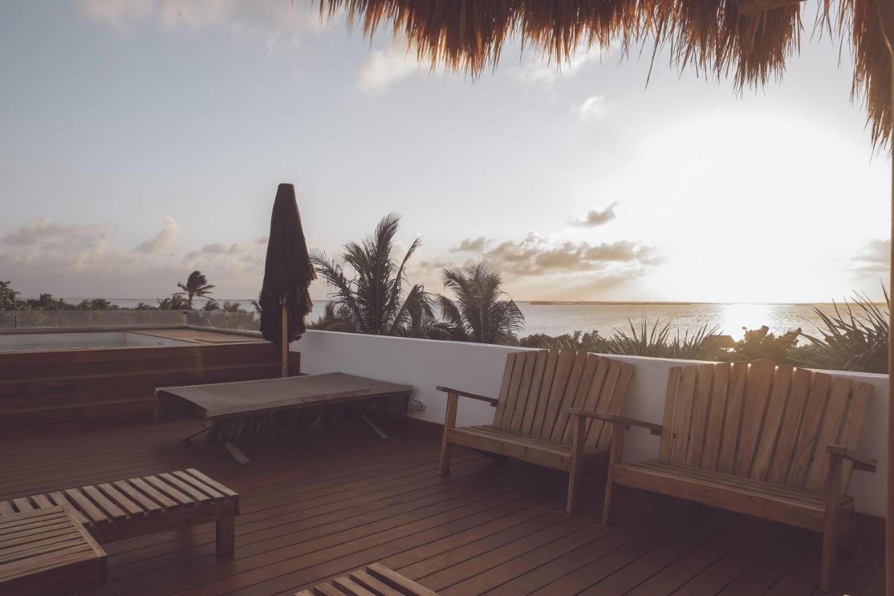 Villa Destiny Tulum Beach Front Luxury Villa Bagian luar foto