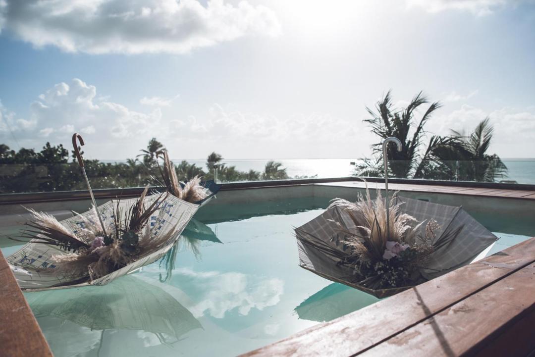 Villa Destiny Tulum Beach Front Luxury Villa Bagian luar foto